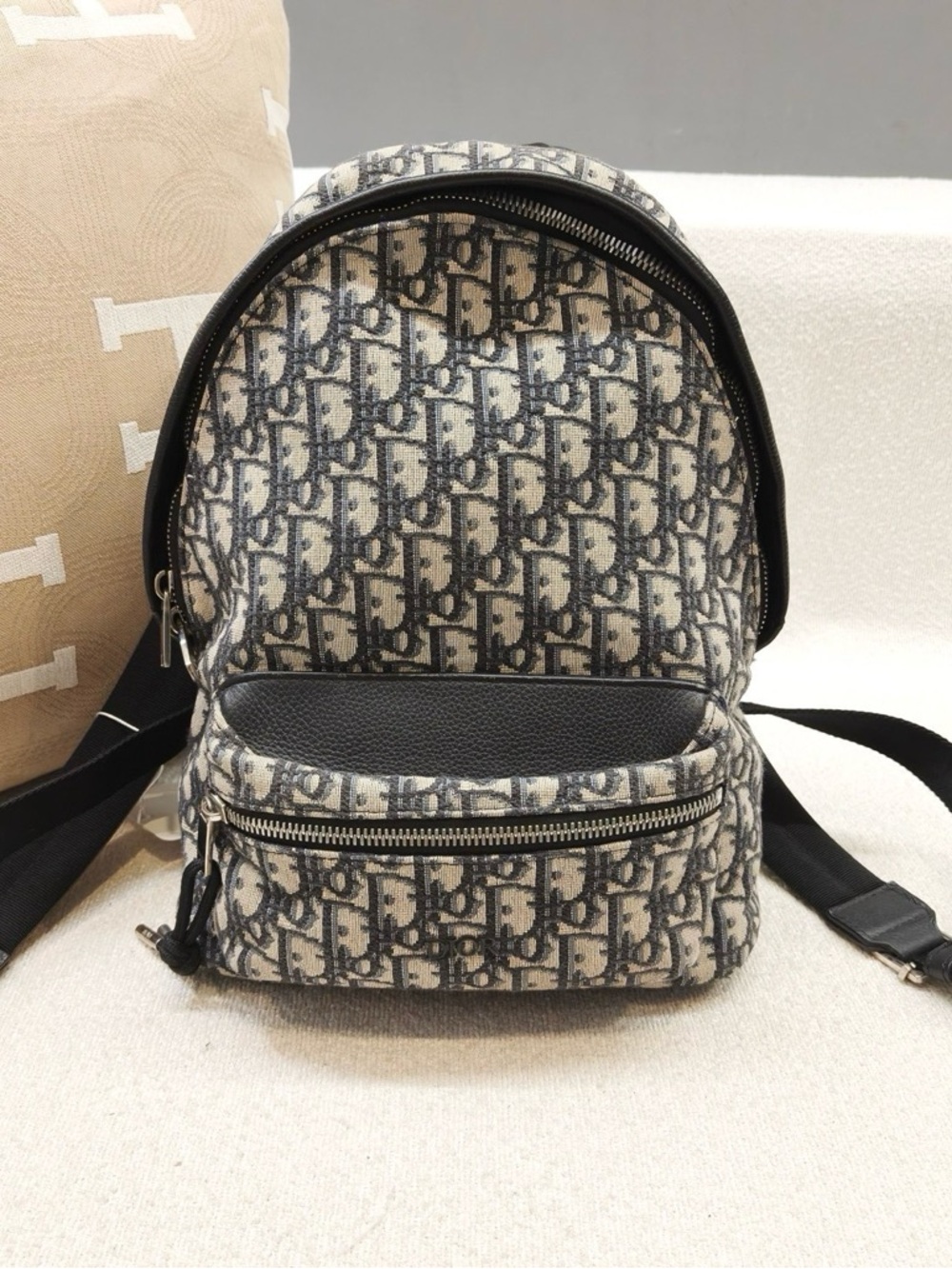 Dior | Rider Backpack Small Blue Oblique | Excellent Condition14.6*10.2*5.9